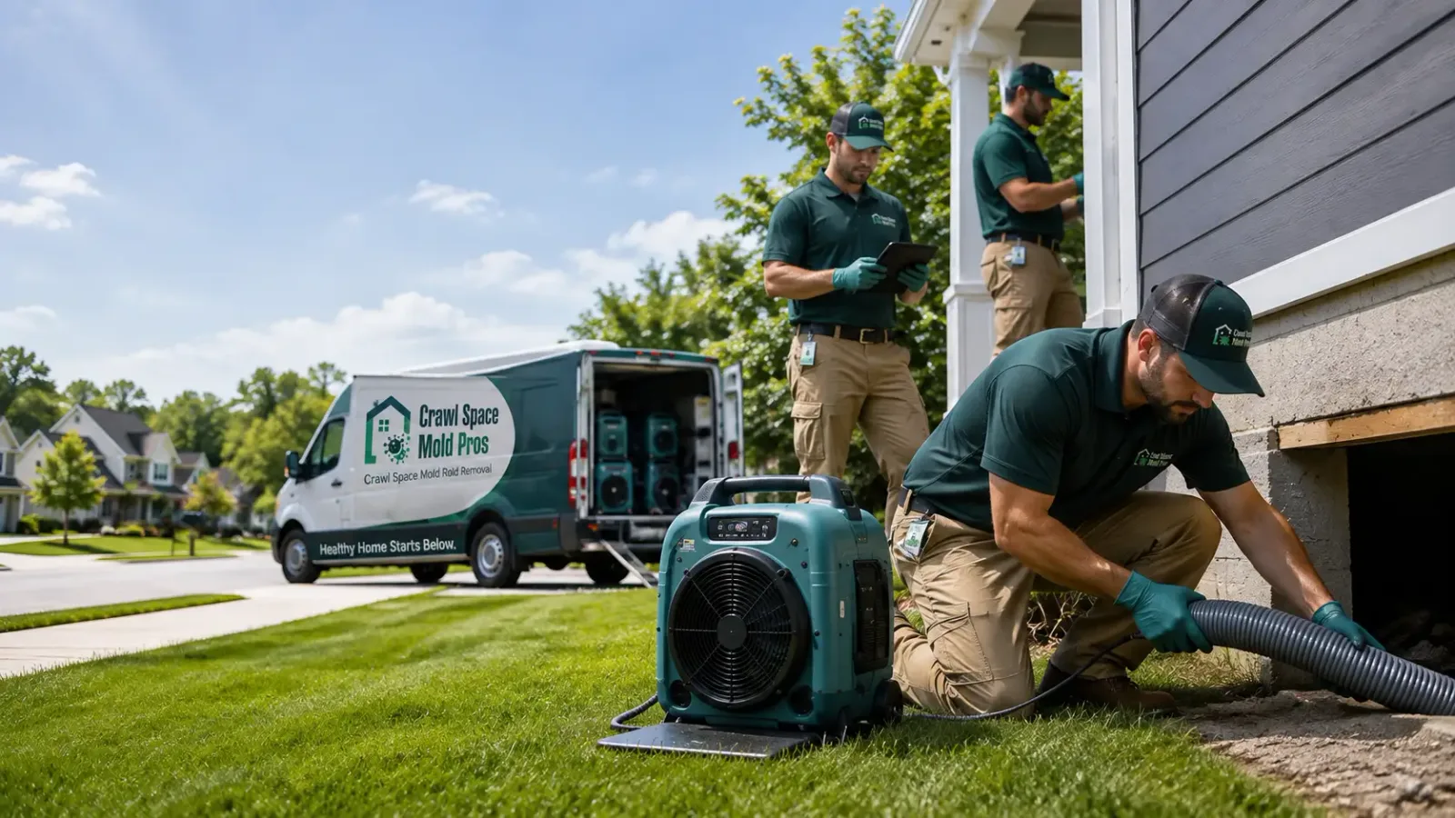 Crawl Space Mold Removal in Pomfret, MD
